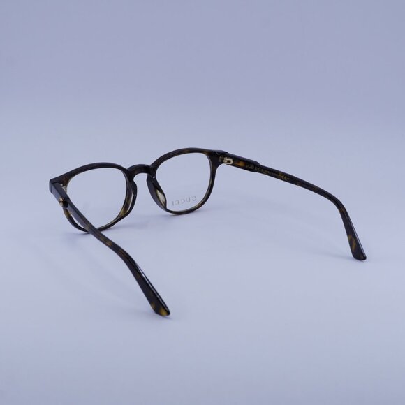 Gucci GG0556OJ 002 Eyeglasses Havana 47mm Square Frame - Picture 6 of 10